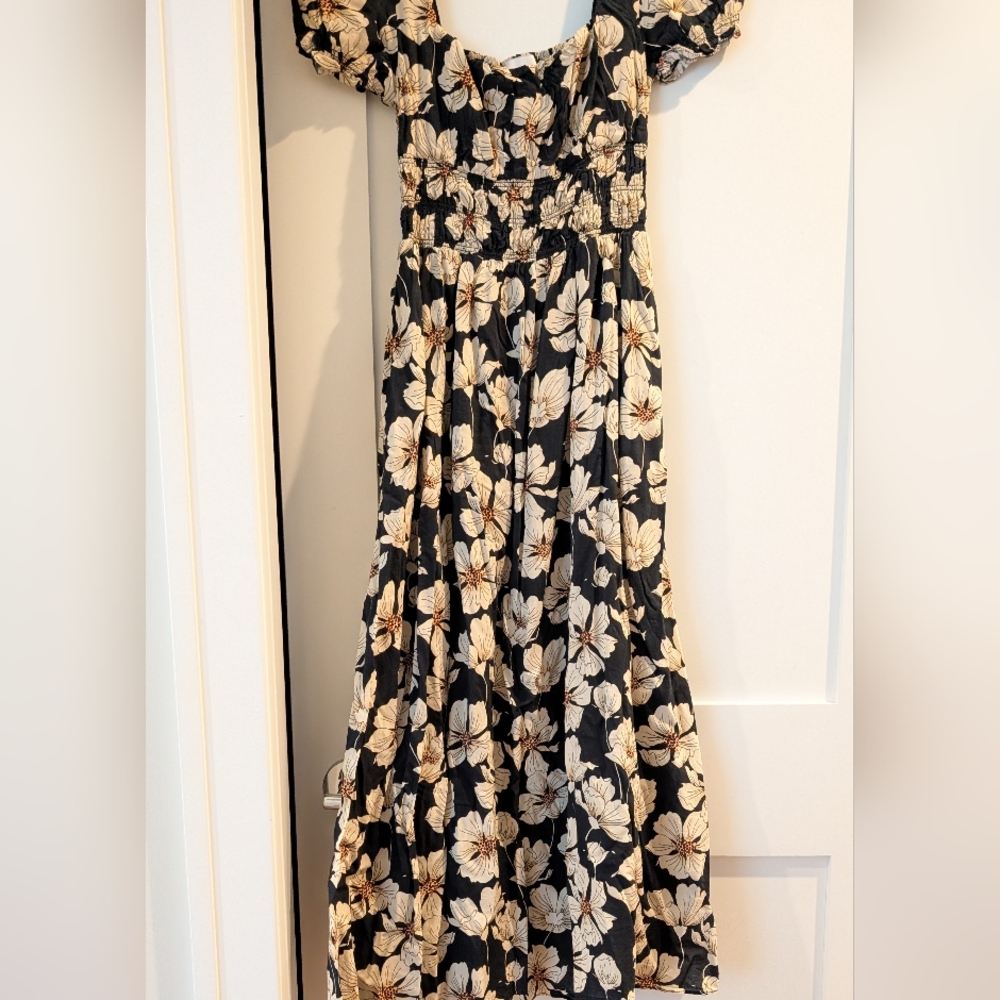 Reformation Miel Dress Black - NWOT - Picture 3 of 7